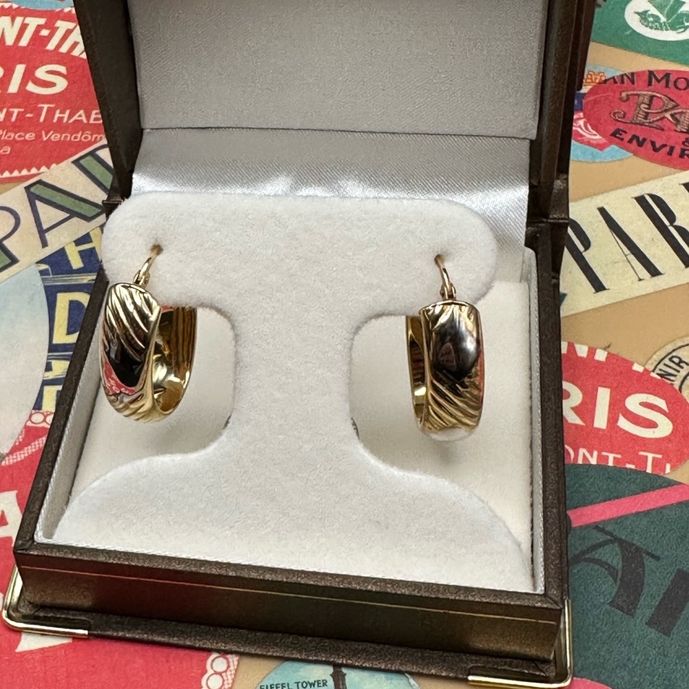 Gold Hoop Earrings 14k Gold